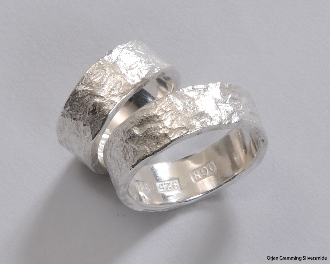 handgjorda ringar i silver